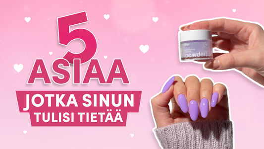 5 fiksua vinkkiä aloittelijalle – aloita dippikynnet helposti kotona